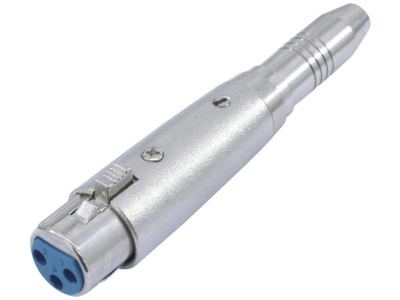 Adapter XLR(F)/Jack(F) mono