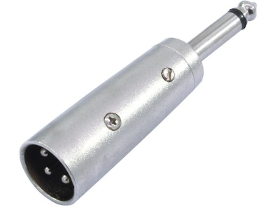 Adapter XLR(M)/Jack(M) mono