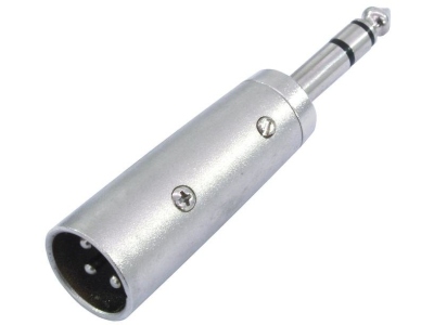 Adapter XLR(M)/Jack(M) stereo