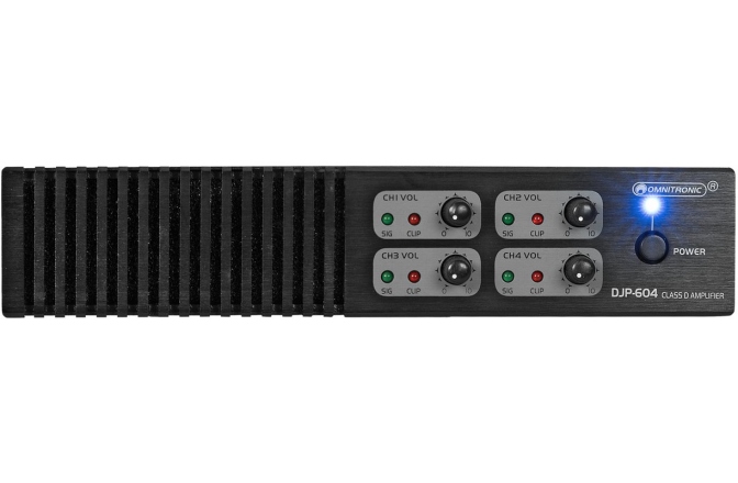 Omnitronic DJP-604 4-Channel Class D Amplifier