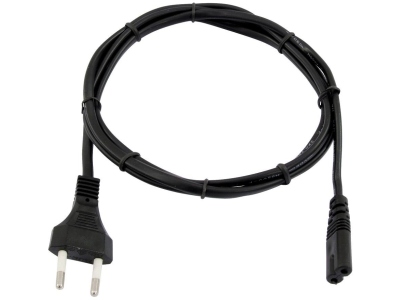 Euro Power Cable 3m bk