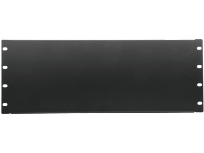 Front Panel Z-19U-shaped steel black 4U