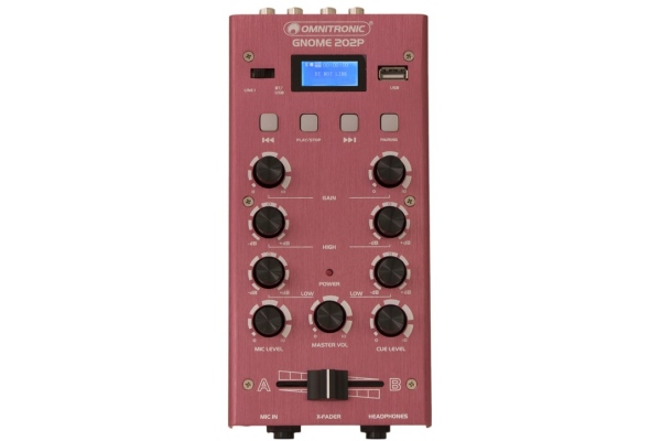 GNOME-202P Mini Mixer red GNOME-202P Mini Mixer red