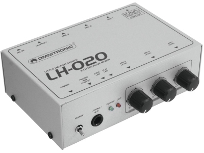 LH-020 3-Channel Mic Mixer