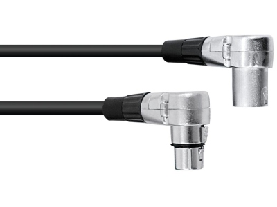 Mic Cable XLR Angled 1.5m