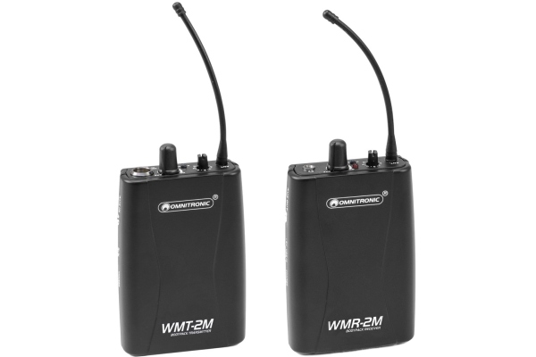 Set WMT-2M UHF Transmitter + WMR-2M UHF Receiver Set WMT-2M UHF Transmitter + WMR-2M UHF Receiver