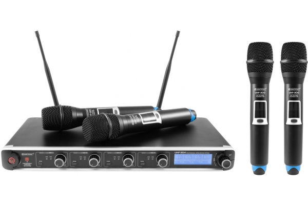 UHF-304 4-Channel Wireless Mic System 823-832/863-865MHz