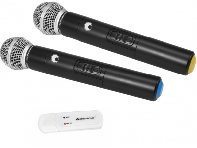 UWM-2HH USB Wireless Mic Set with two Handheld Microphones