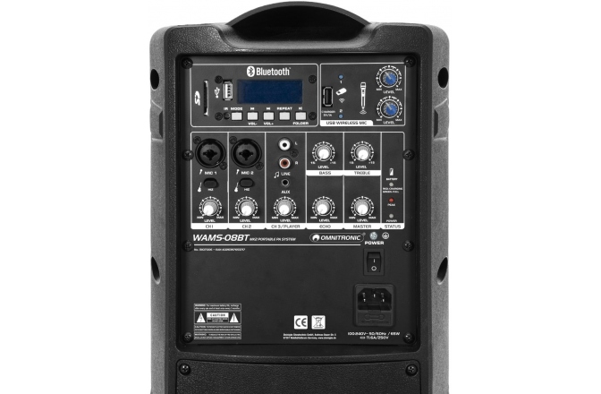Omnitronic WAMS-08BT MK2 Wireless PA System