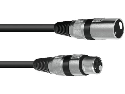 XLR cable 3pin 1.5m bk
