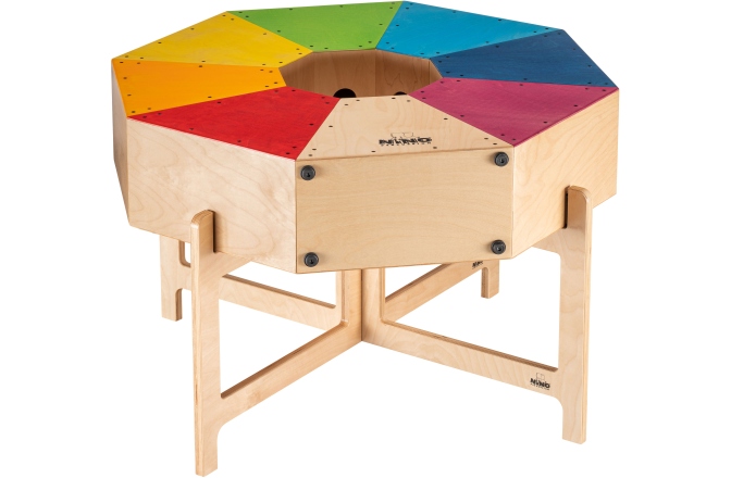 Opt Cajonuri Îmbinate Circular Nino Percussion Classroom Cajon Group Rhythm Set