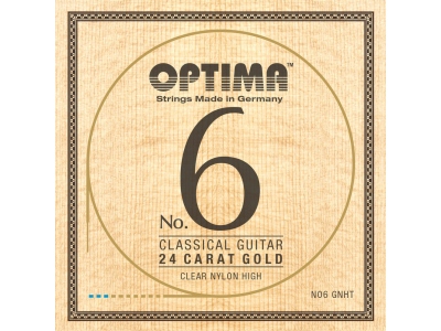 Corzi chitara clasica No. 6 24 Karat Gold Satz Nylon Gold high