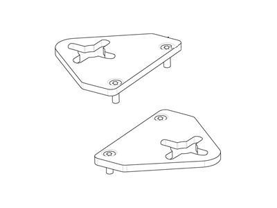 Wall/desktop mount for SAMP