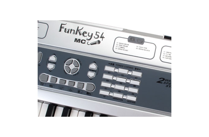 Orga electronica cu microfon FunKey Keyboard 54 MC
