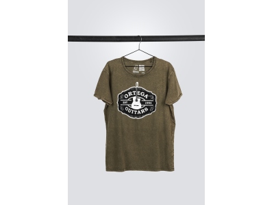 Americana Guitar T-Shirt - Vintage Washed Green/XL
