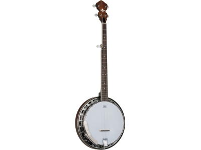 Americana Series Banjo 5 String Open Back - Whiskey Burst Matte / Brushed HW