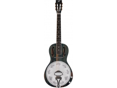 Americana Series Resonator Guitar 6 String - Distressed Denim Matte / Chrome HW