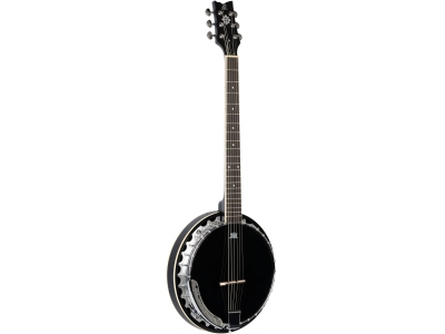 Banjo Raven Series 6-String inclusive Gigbag - BK - Black