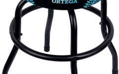  Ortega Bar Stool - 24" Blue kaleidoscope / Black Hardware
