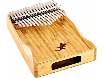 Lizard Series Kalimba 17 Keys – C Major tuning - Bamboo + deluxe case, cover bag, tuning hammer, polish cloth