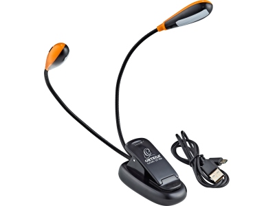 music light dual head - recharchabel USB