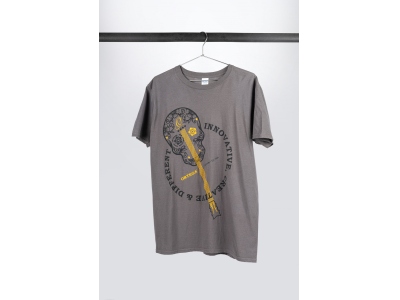 T-Shirt Skull Charcoal XL