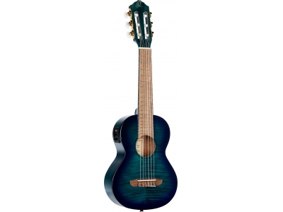 Timber Series Guitarlele 6 String - Blue fade gloss + Bag