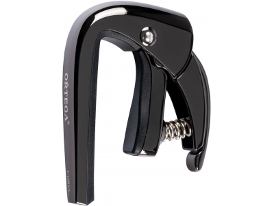 True Note Capo - Black Chrome Edition - for curved fretboards