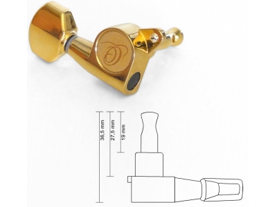 Tuning Mechanics E, A, D - gold  E, A, D