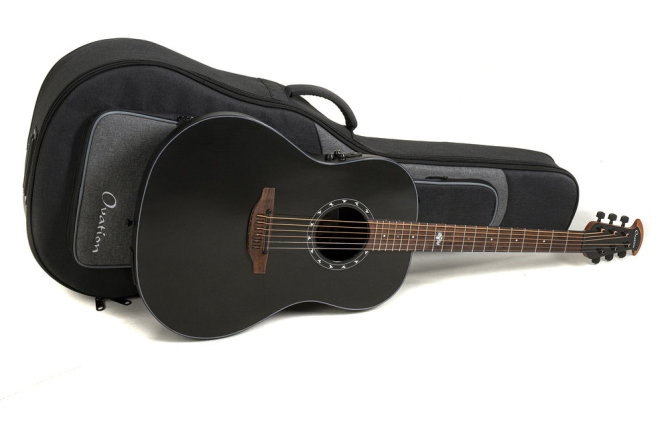 Ovation E-Acoustic Pro Ultra Mid-Depth Pitch Black