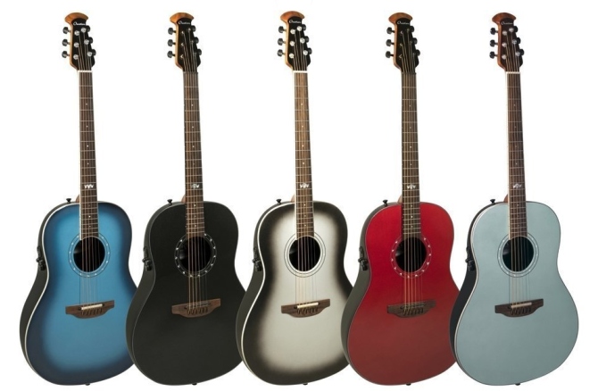 Ovation E-Acoustic Pro Ultra Mid-Depth Silver Shadow 1516SSM-G
