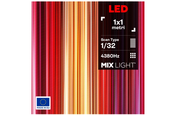 P2.5 INTERIOR Mixlight Ecran LED 1m x 1m Interior P2.5