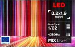 P2.5 INTERIOR Mixlight Ecran LED 3m x 2m Interior P2.5