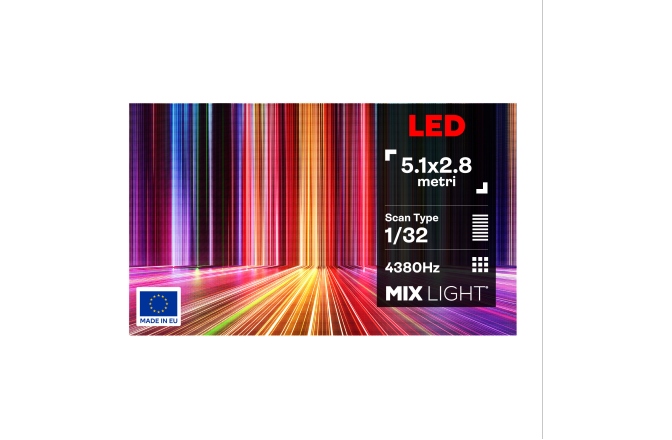 P2.5 INTERIOR Mixlight Ecran LED 5m x 3m Interior P2.5