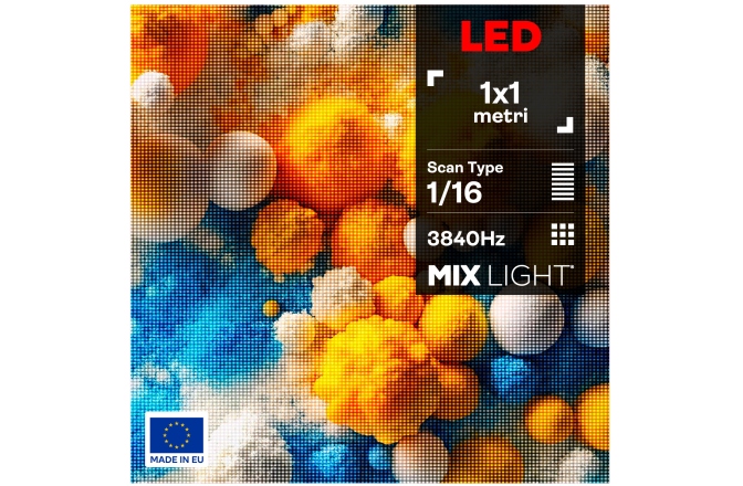 P3 EXTERIOR Mixlight Ecran LED 1m x 1m Exterior P3