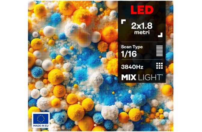 P3 EXTERIOR Mixlight Ecran LED 2m x 1.8m Exterior P3