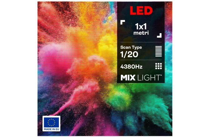 P4 INTERIOR Mixlight Ecran LED 1m x 1m Interior P4
