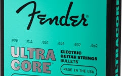 Pachet corzi chitară electrică Fender 4250 Ultracore™ Guitar Strings Nickel Plated Steel Bullet End 4250L Gauges .009-.042 (6) 3-Pack