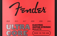Pachet corzi chitară electrică Fender 4250 Ultracore™ Guitar Strings Nickel Plated Steel Bullet End 4250R Gauges .010-.046 (6) 3-Pack