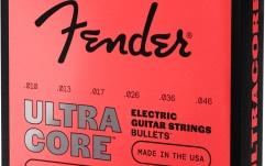 Pachet corzi chitară electrică Fender 4250 Ultracore™ Guitar Strings Nickel Plated Steel Bullet End 4250R Gauges .010-.046 (6) 3-Pack