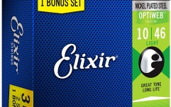 Pachet corzi Elixir 3Pack Optiweb Electric 10-46
