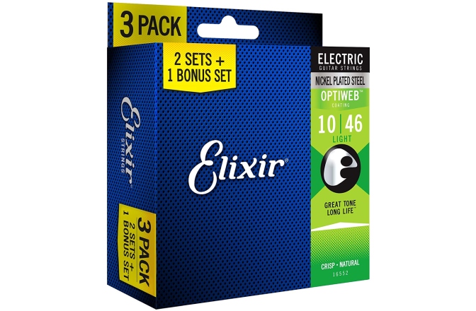 Pachet corzi Elixir 3Pack Optiweb Electric 10-46