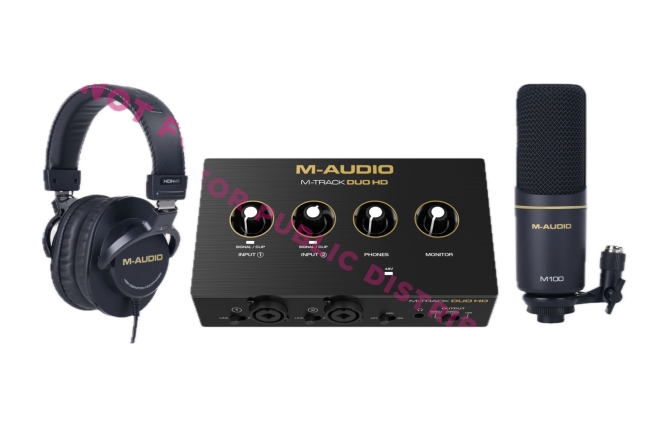 Pachet de înregistrări M-AUDIO M-track Duo Hd Producer Pack