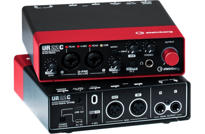 Pachet de înregistrări Steinberg UR22C Red Recording Pack