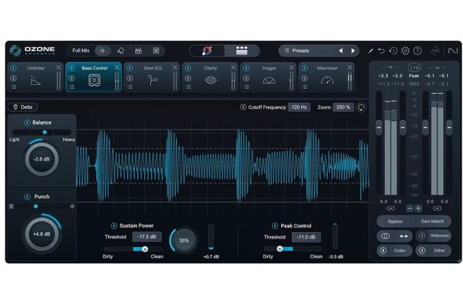 Pachet de plugin-uri iZotope Ozone 12 Advanced EDU Mastering Plugin Bundle (Download)