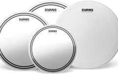 Pachet feţe de tobe Evans EC2S Clear Fusion Pack (10" 12" 14") with 14" HD Dry Snare Batter
