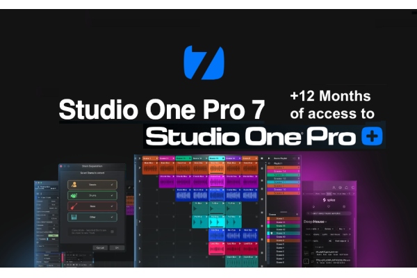 Studio One Pro 7 Perpetual License with 12M Pro+