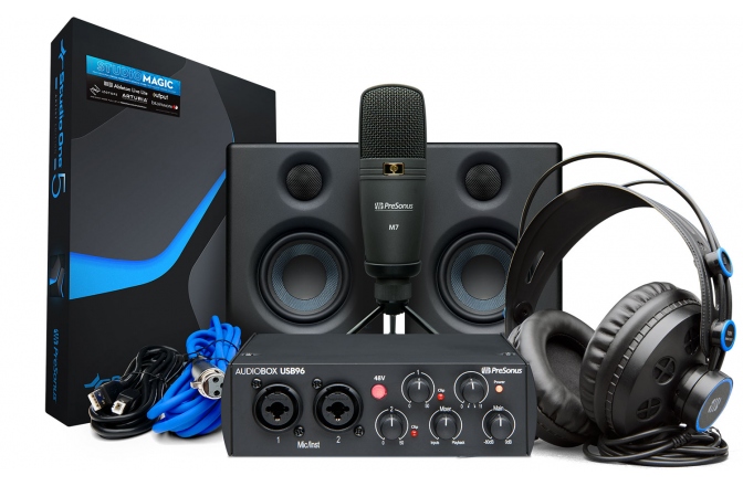 Pachet pentru înregistrări Presonus AudioBox USB 96 Studio Ultimate - 25th Anniversary