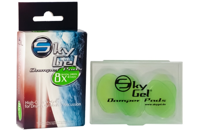 Pad de amortizare cu gel SKY Music	 Damper Pads SkyGel Crystal Green SGDP8CGR