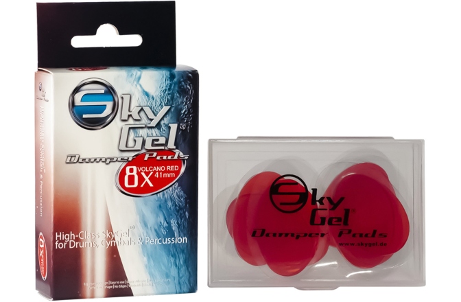 Pad de amortizare cu gel SKY Music	 Damper Pads SkyGel Volcano Red SGDP8VR